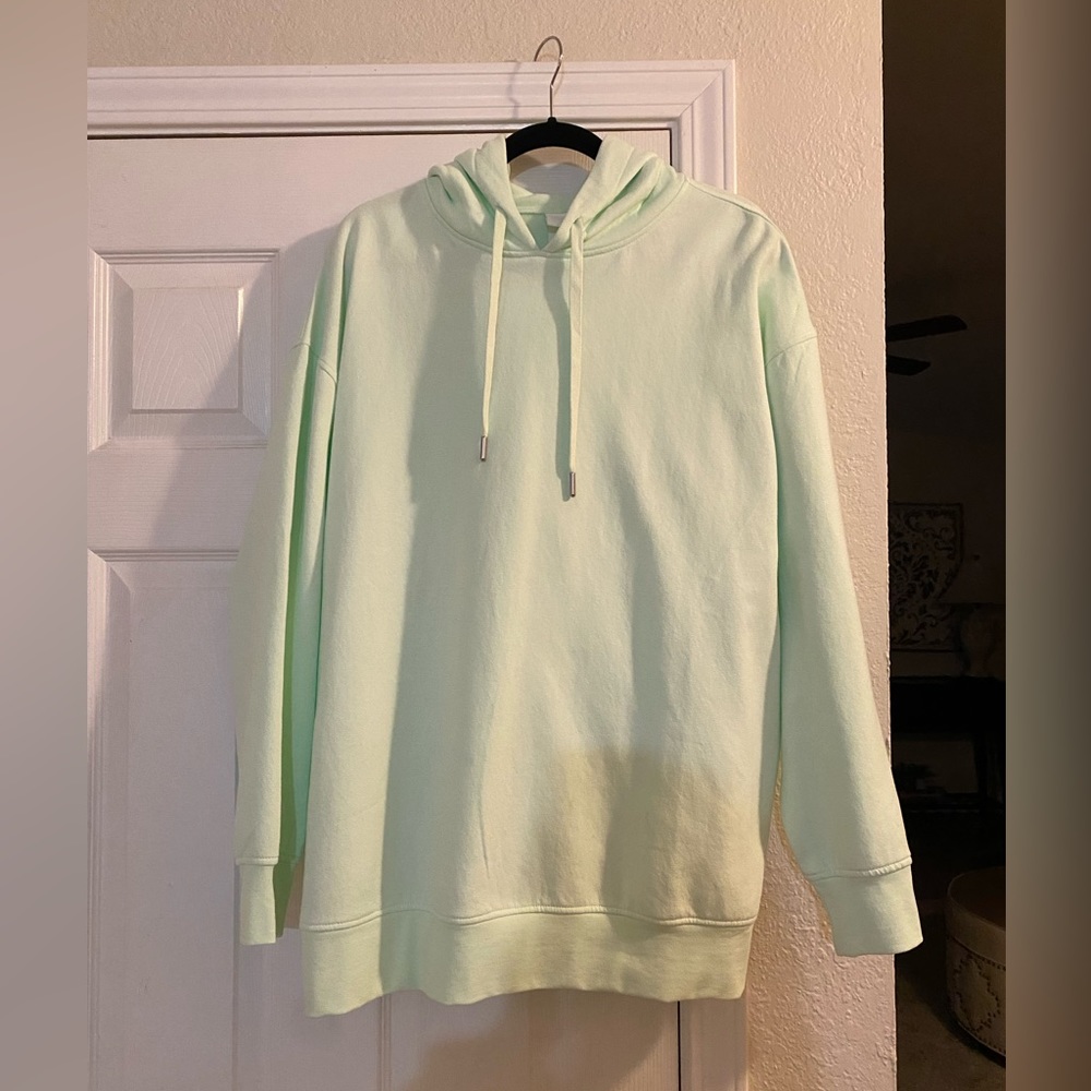 H & M oversized mint color sweatshirt S